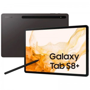 *TABLET SAMSUNG GALAXY TAB S8+ 8GB 128GB 12.4" GRIS GRAFITO