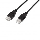 CABLE AISENS ALARGADOR USB 2.0 USB MACHO USB HEMBRA 1M 