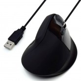 RATON EWENT VERTICAL ERGONOMICO OPTICO USB2.0 EW3157  NEGRO