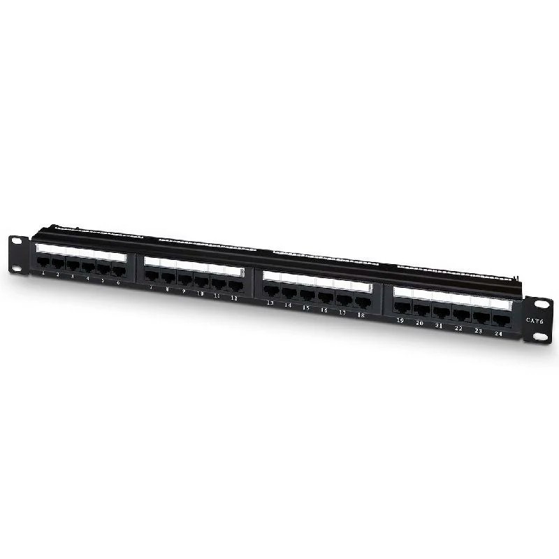 PATCH PANEL AISENS 24 PUERTOS CAT/6 ALTURA 1U