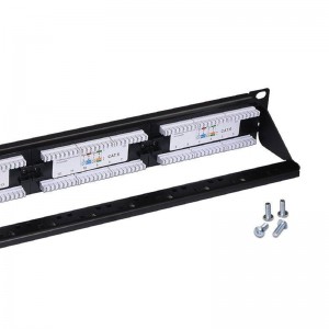 PATCH PANEL AISENS 24 PUERTOS CAT/6 ALTURA 1U