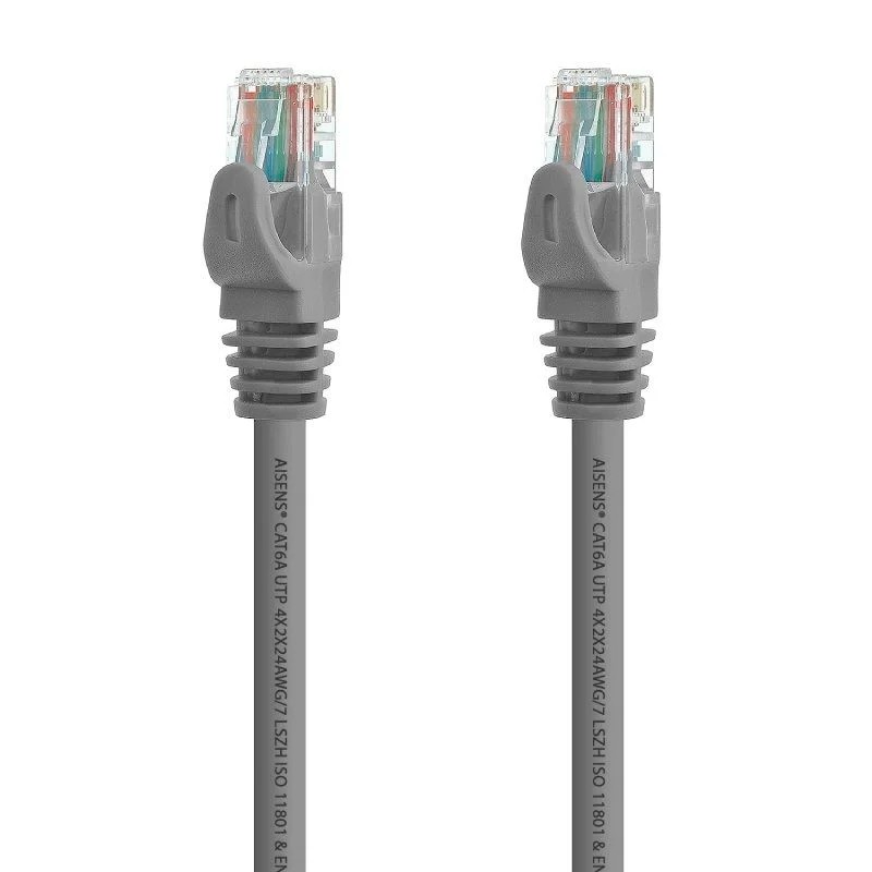 LATIGUILLO UTP/RJ45  0.25 MTR FLEXIBLE CAT6 GRIS