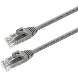 LATIGUILLO UTP/RJ45  0.25 MTR FLEXIBLE CAT6 GRIS