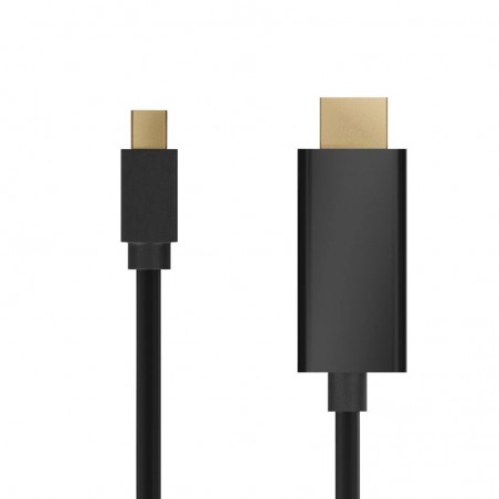 CABLE HDMI AISENS MINI DISPLAYPORT MACHO HDMI MACHO 2M NEGRO