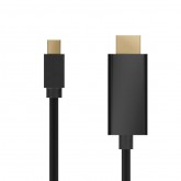 CABLE HDMI AISENS MINI DISPLAYPORT MACHO HDMI MACHO 2M NEGRO