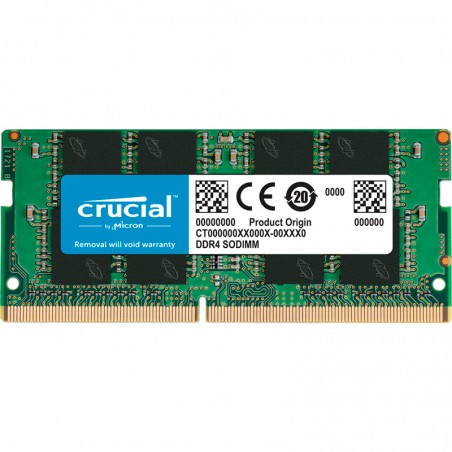 SO DIMM CRUCIAL DDR4 16GB 2400MHZ CT16G4SFD824A