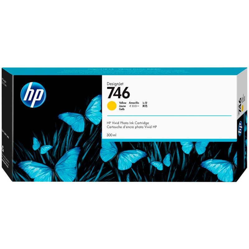 INK JET HP ORIG. P2V79A Nº746 300ML AMARILLO