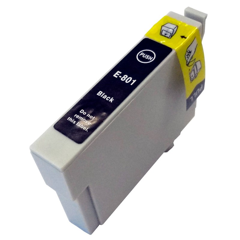 INK JET COMPATIBLE EPSON T0801 NEGRO 