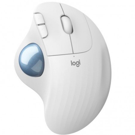 RATON LOGITECH ERGO M575 2.4GHZ BLUETOOTH 5.0 BLANCO CRUDO