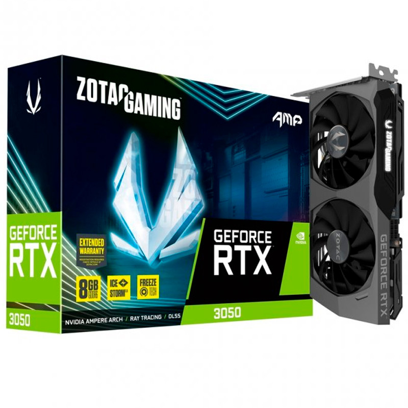 VGA ZOTAC RTX 3050 DDR6 8GB  ZT-A30500F-10M 