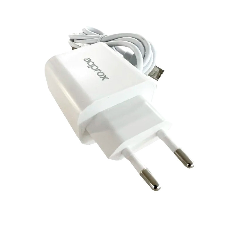 CARGADOR APPROX QC 3.0 18W+CABLE USB TIPO C APPUSBWALL18 