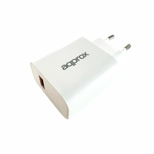 CARGADOR APPROX QC 3.0 18W+CABLE USB TIPO C APPUSBWALL18 