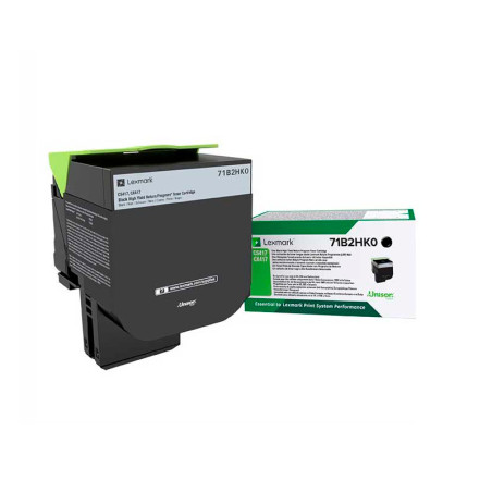 TONER LEXMARK ORIG. 71B2HK0  NEGRO