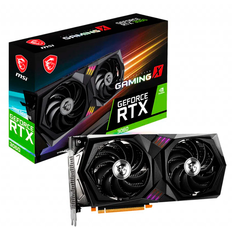 VGA MSI GEFORCE RTX 3060 GAMING  NVIDIA 12GB GDDR6