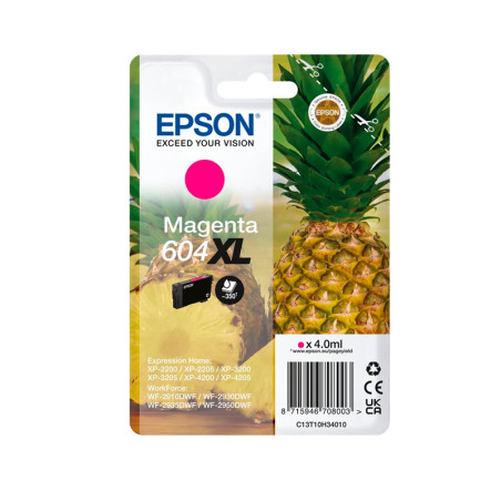 INK JET EPSON ORIG. C13T10H34010 Nº604XL MAGENTA