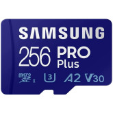 MICRO SD XC SAMSUNG PRO PLUS 2021 256GB 160MBS CLASE 10