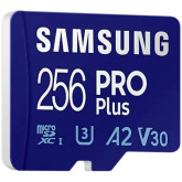 MICRO SD XC SAMSUNG PRO PLUS 2021 256GB 160MBS CLASE 10