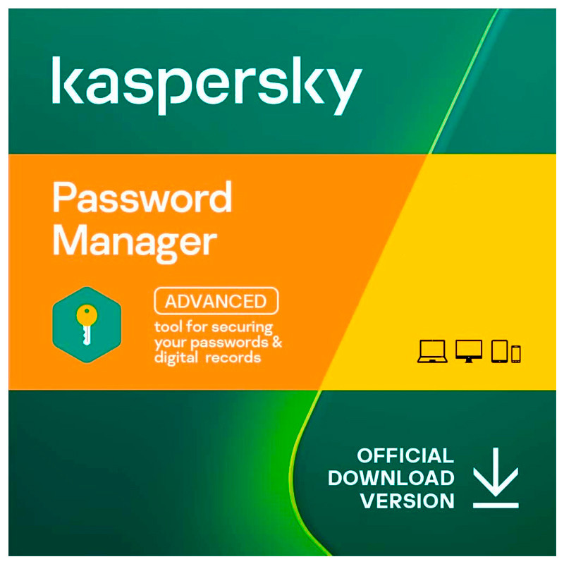 SOFT.KASPERSKY ELEC. CLOUD PASWORD MANAGER 3 US 1 AÑO 2023