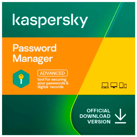 SOFT.KASPERSKY ELEC. CLOUD PASWORD MANAGER 5 US 1 AÑO 2023