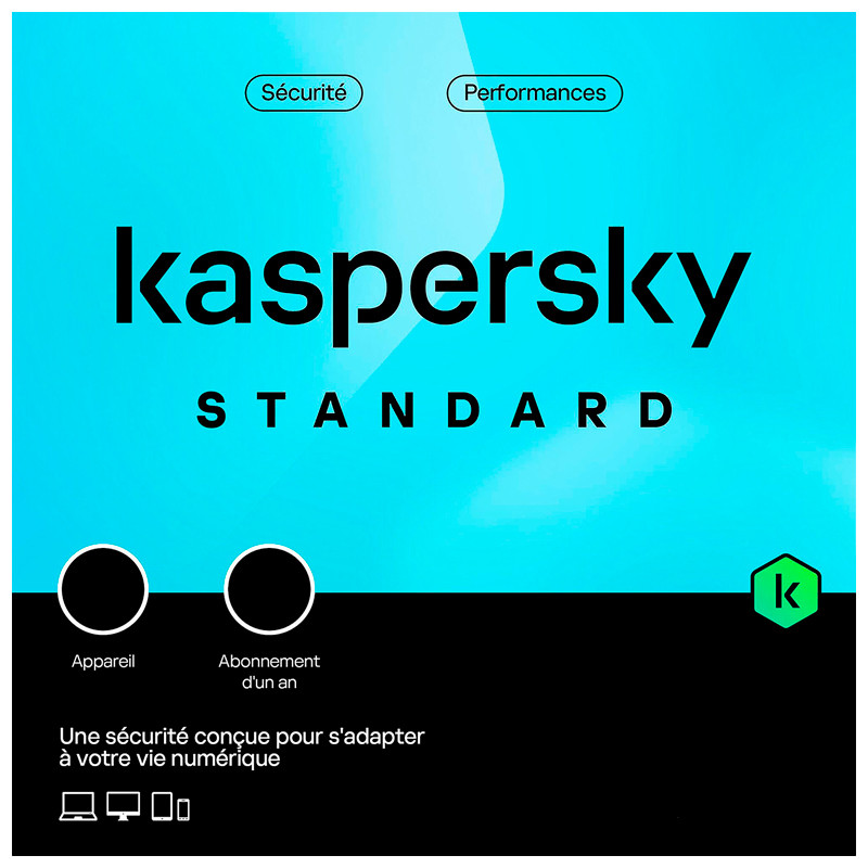 SOFTWARE KASPERSKY STANDAR 10 US 1 AÑO 
