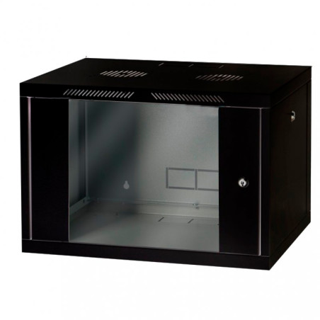 ARMARIO MURAL 19" PHASAK 9U PHC 2209 600X450 PTA.DE CRISTAL 