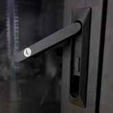 ARMARIO MURAL 19" PHASAK 9U PHC 2209 600X450 PTA.DE CRISTAL 