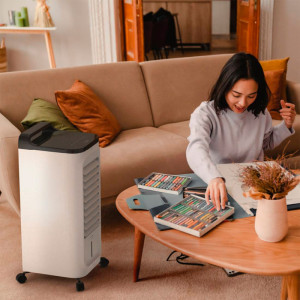 CLIMATIZADOR EVAPORATIVO FUNCIÓN CALOR.5 LITROS. 300M3/H.