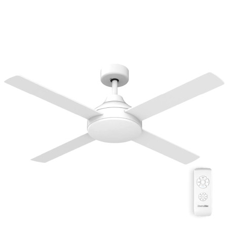 VENTILADOR DE TECHO BASE BLANCA 4 ASPAS 120 CM. 55W SIN LUZ