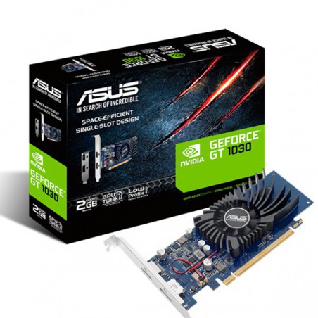 VGA ASUS GT1030 2GB  DDR5 HDMI/DISPLAYPORT PERFIL BAJO