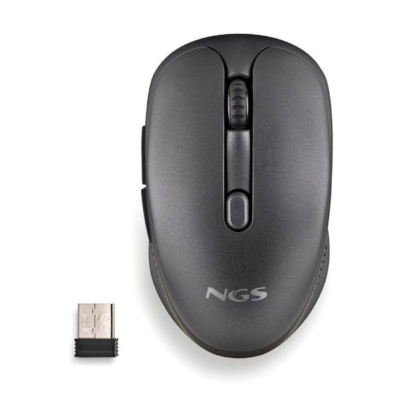 RATON NGS INALAMBRICO EVO RUST NEGRO