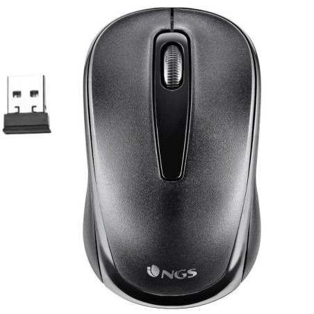 RATON NGS INALAMBRICO MINI EASY GAMMA RF2.4 GH1200 DPI NEGRO