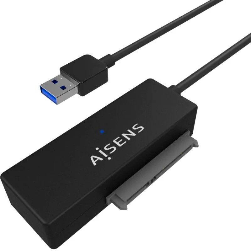ADAPT.AISENS DISCOS DUROS 2.5"/3.5"USB 3.0 SATA CON ALIMIME 