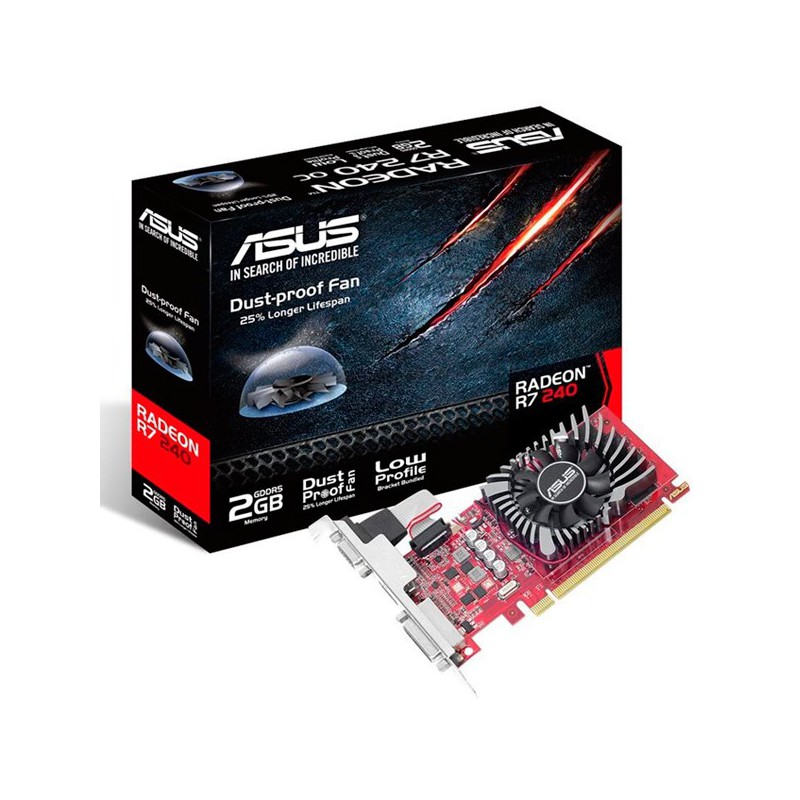VGA ASUS RADEON R7 240 RADEON R7240 2GB GDDR5