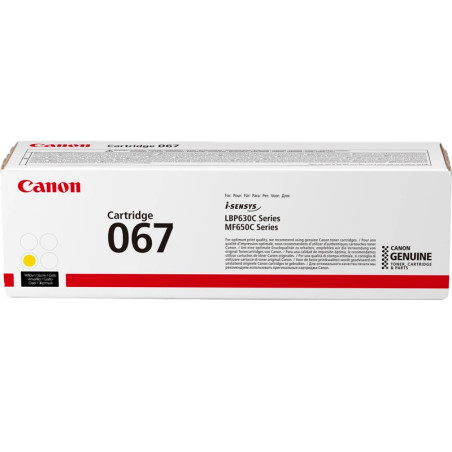 TONER CANON ORIG.067  AMARILLO 5099C002