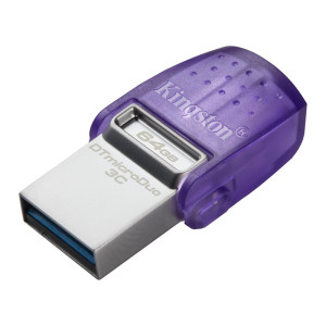 PENDRIVE KINGSTON 256GB USB 3.2 TYPE-A + USB TYPE-C