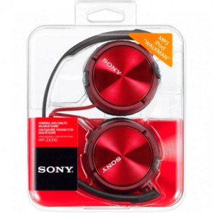 AURICULAR SONY MDR-ZX310AP JACK 3.5 ROJOS