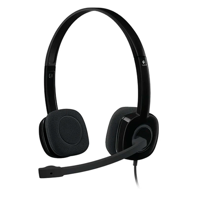 AURICULAR LOGITECH H151 CON MICRÓFONO JACK 3.5 NEGROS