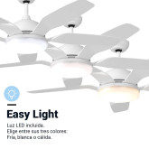 VENTILADOR DE TECHO DE EXTERIOR MONZÓN 5056W 137 CM