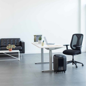 DESTRUCTORA FELLOWES LX85 CORTE PARTÍCULAS 4 X 40MM NEGRA