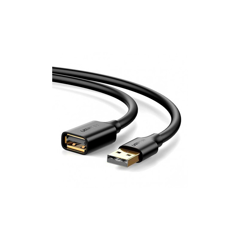 CABLE USB 2.0  MACHO A HEMBRA 2.0 M UGREEN NEGRO