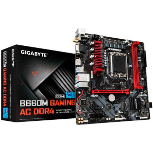 PLACA BASE GIGABYTE B660M GAMING AC DDR4 MICRO ATX 1700