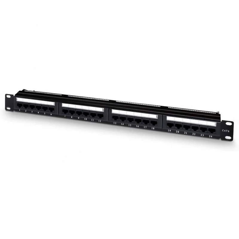 PATCH PANEL19" UTP CAT. 6 DUAL BLOCK 24P 1U