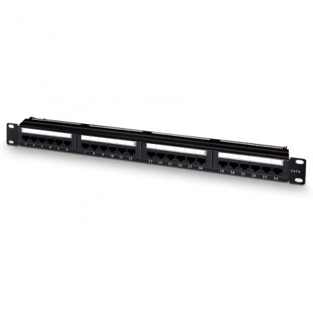 PATCH PANEL19" UTP CAT. 6 DUAL BLOCK 24P 1U
