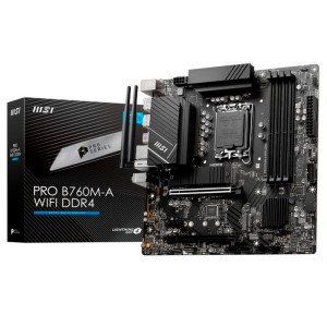 PLACA BASE MSI B760M-A WIFI DDR4 LGA 1700 MATX 911-7D99-001
