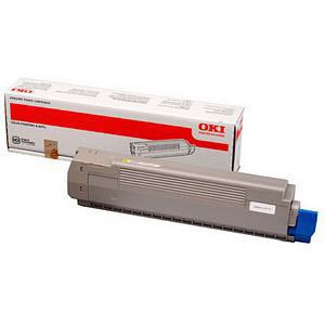 TONER OKI ORIG. C800 AMARILLO 7300 PAG.
