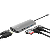 HUB USB 2.0 TIPO-C TRUST DALYX 2USB/1USB-C/1RJ45/1HDMI/MICRO