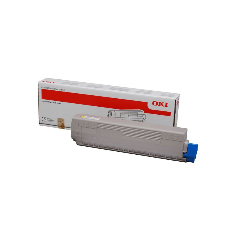 TONER OKI ORIG.C822 AMARILLO 7.300 PAG.