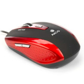 RATON NGS TICKRED USB NEGRO/ROJO