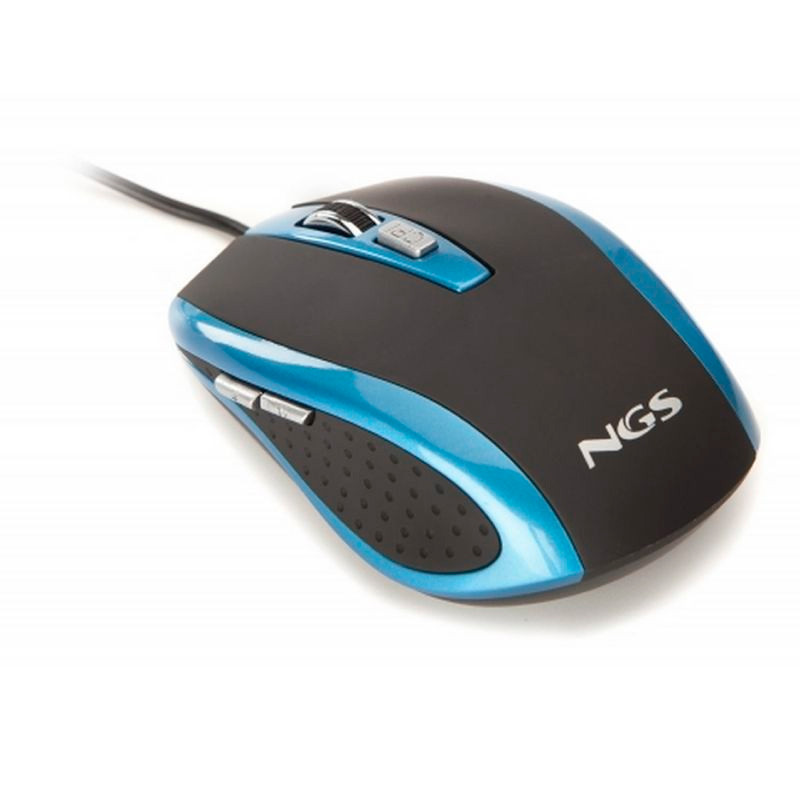 RATON NGS TICKBLUE USB NEGRO/AZUL