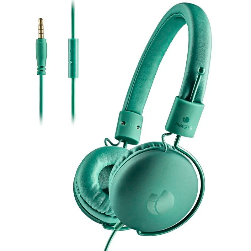 AURICULAR  MICROFONO NGS CROSS HOP MICRÓFONO JACK 3.5 VERDES